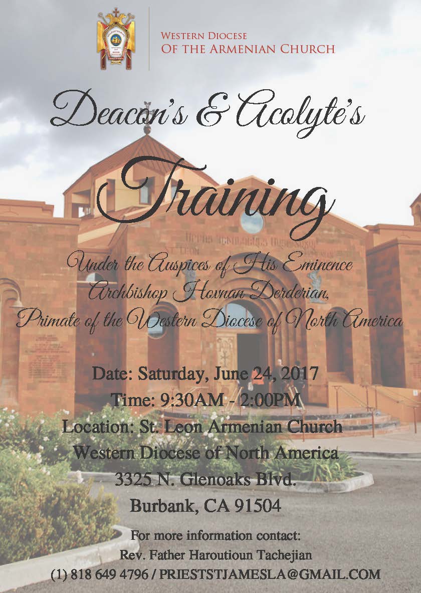 Acolytes' and Deacons' Training Seminar