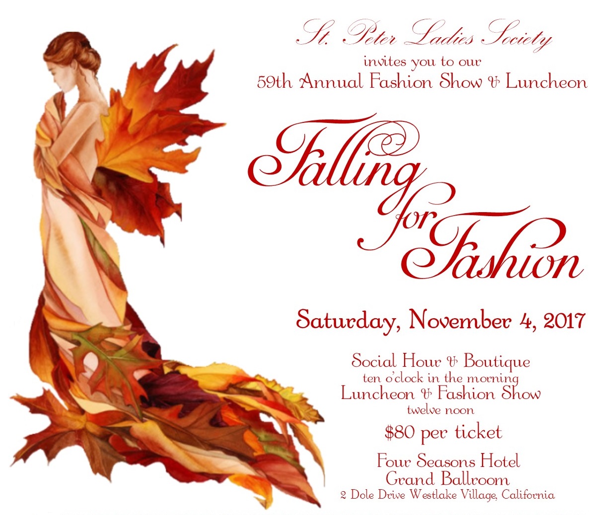 St. Peter Armenian Church's Ladies Society Presents - 59th Annual Fashion Show and Luncheon