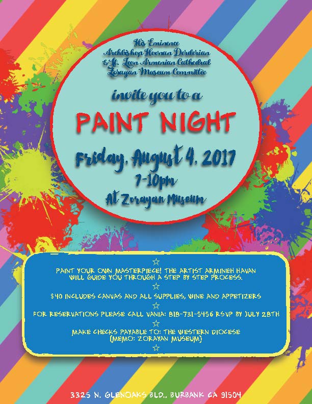 Paint Night at Zorayan Museum