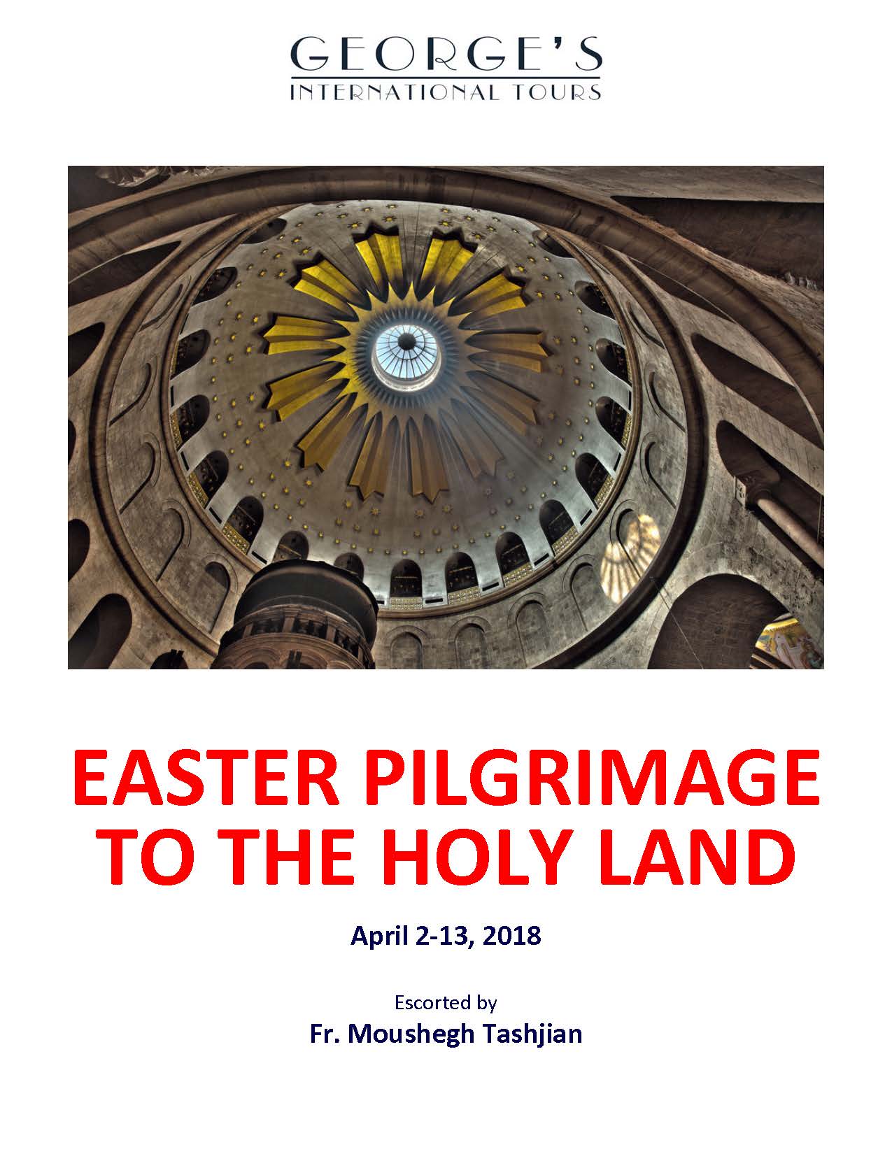 Easter Pilgrimage to the Holy Land