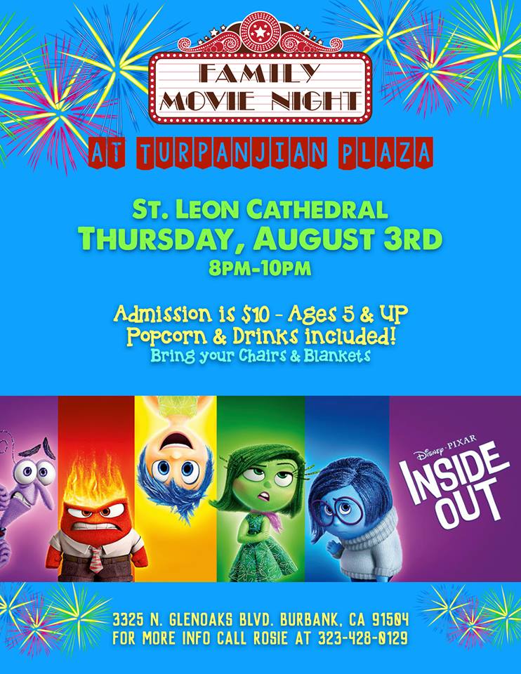 Movie Night Under the Stars at the Turpanjian Plaza