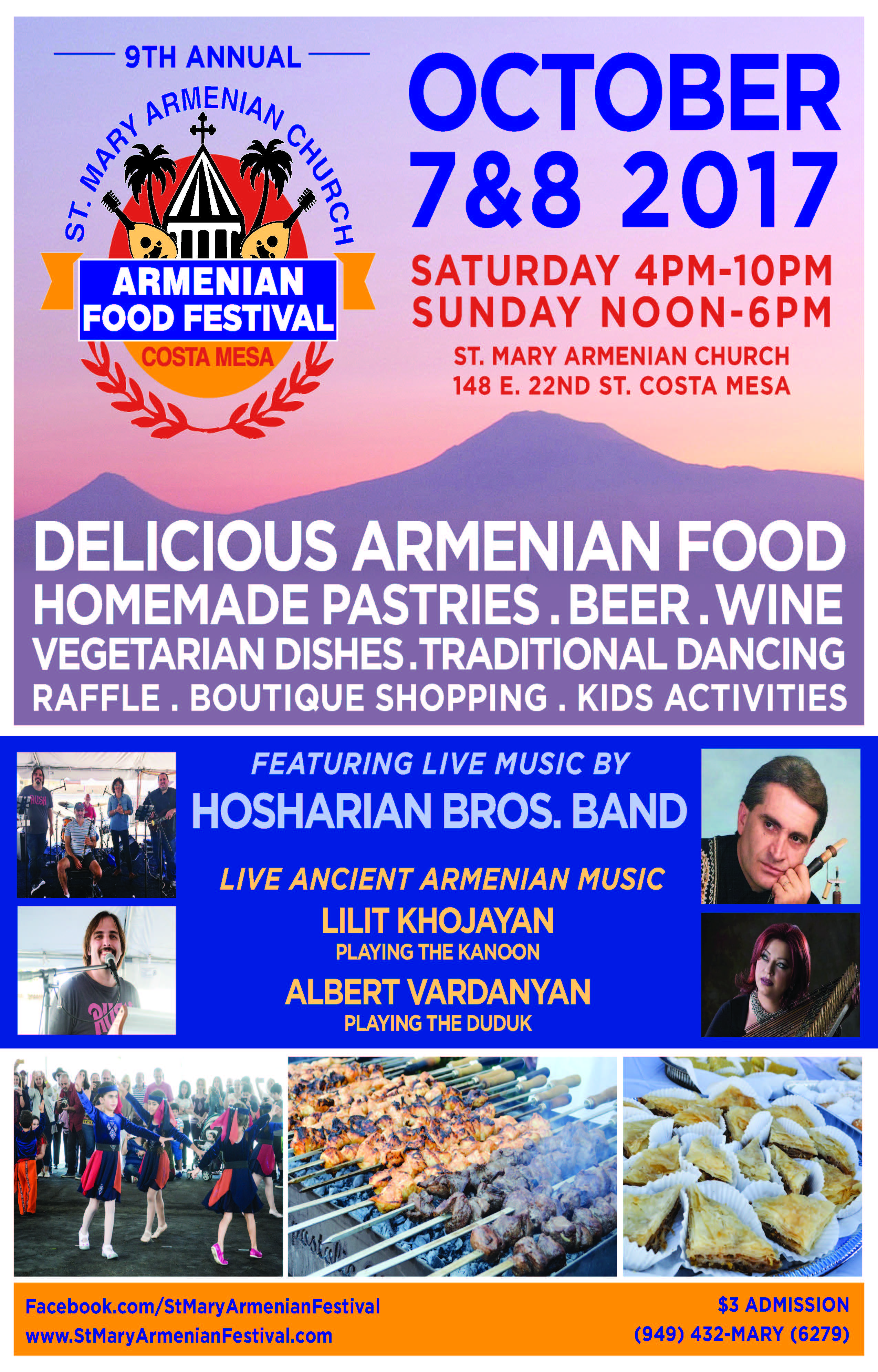 St. Mary Armenian Church Invites You to Its Annual Armenian Food Festival