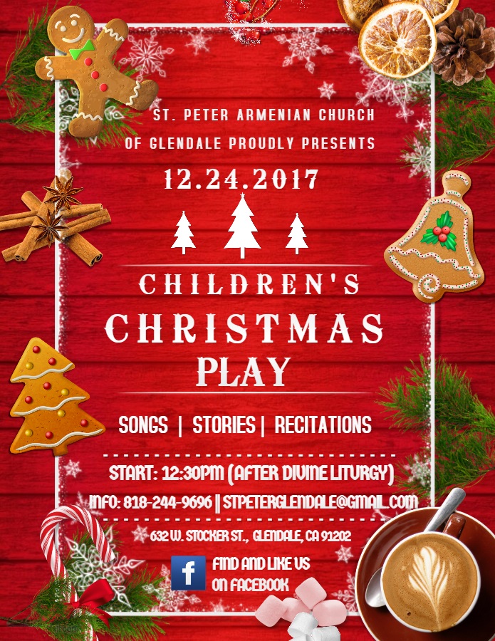St. Peter Armenian Church of Glendale Presents Children's Christmas Pageant