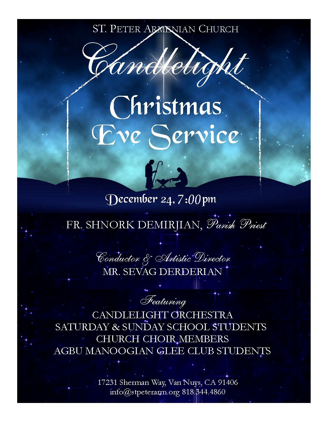 Candlelight Christmas Eve Service - St. Peter Armenian Church of Van Nuys