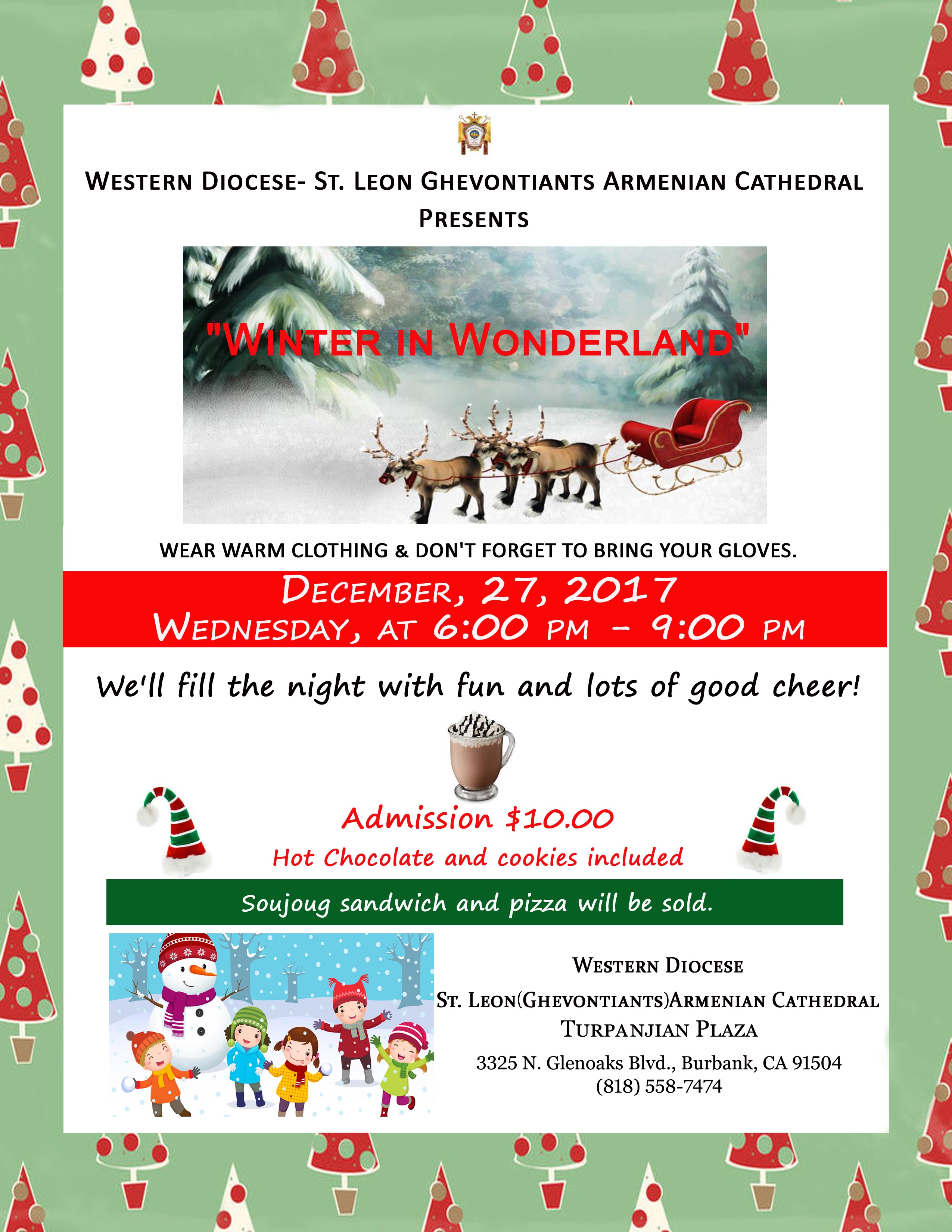 Winter in Wonderland at St. Leon Armenian Cathedral