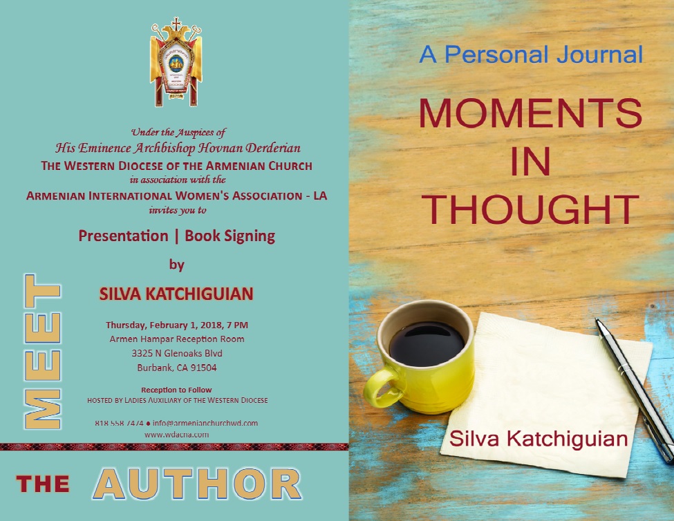 Silva Katchiguian's Book Presentation and Signing: Moments in Thought
