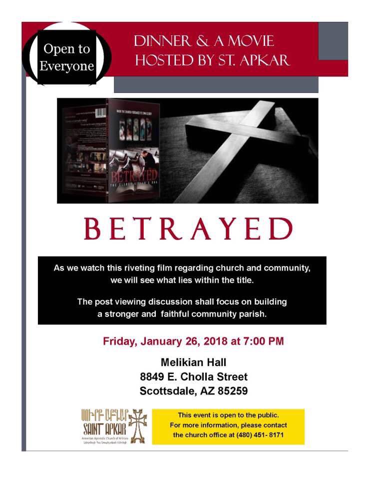 BETRAYED - DINNER AND A MOVIE