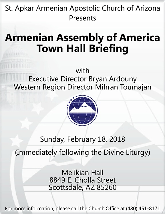 Armenian Assembly of America Townhall Meeting at St. Apkar Armenian Church