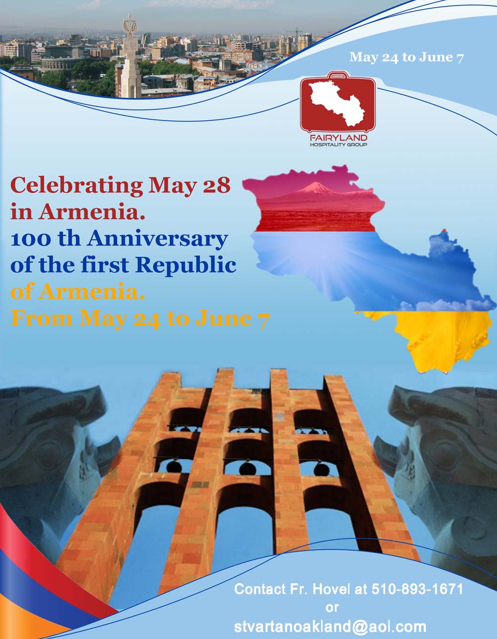 St. Vartan Armenian Church of Oakland Invites You to a Pilgrimage to Armenia