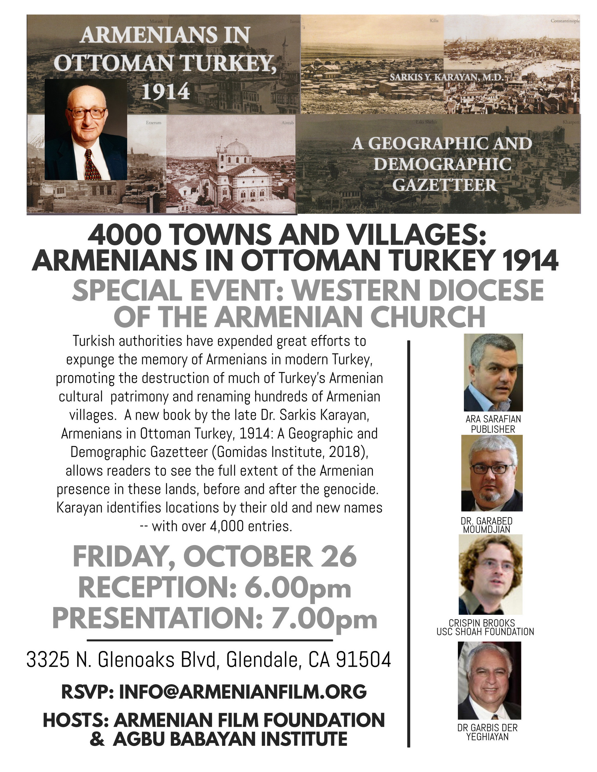 Armenians in Ottoman Turkey 1914: A Geographic and Demographic Gazetteer: By Sarkis Karayan, MD.