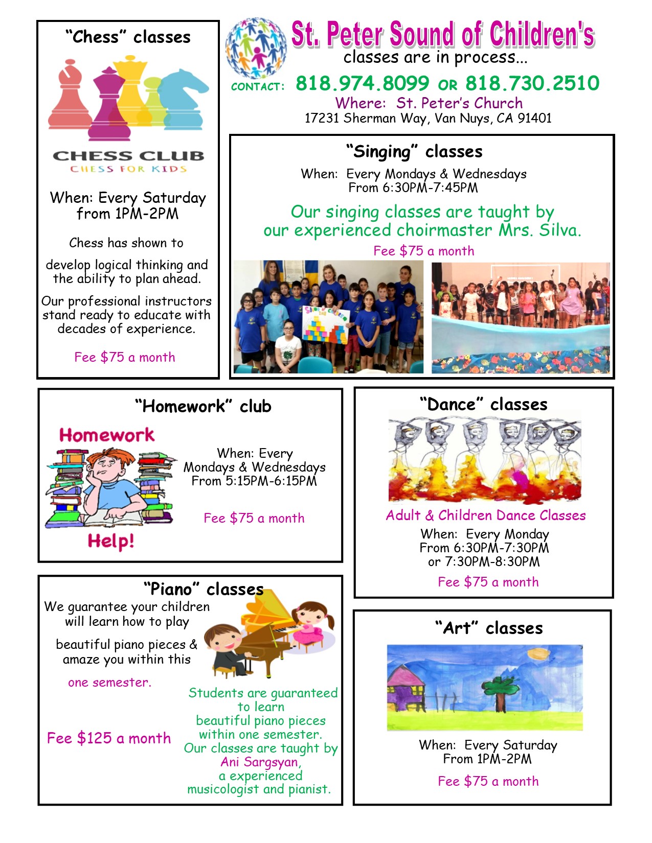 OCTOBER EVENTS - St. Peter Armenian Church of Van Nuys