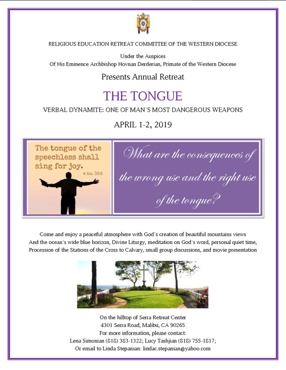 Religious Education Retreat Committee's Annual Retreat - April 1-2, 2019