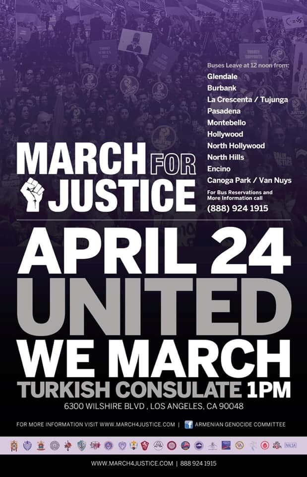 March for Justice at the Turkish Consulate - April 24, 2019