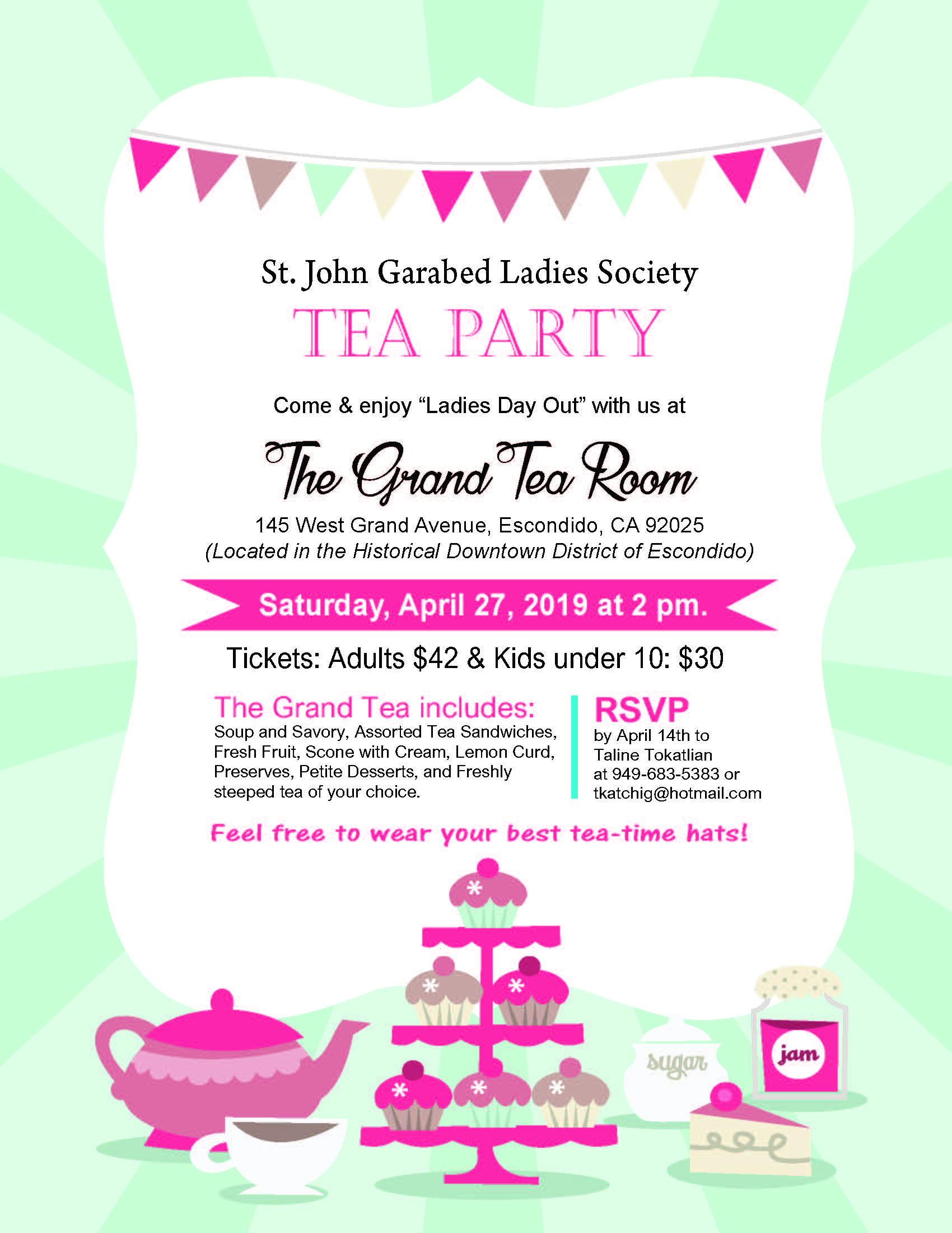 St. John Garabed Ladies Society Tea Party