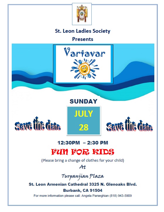 Vartavar 2019 (Presented by the St. Leon Ladies Society)
