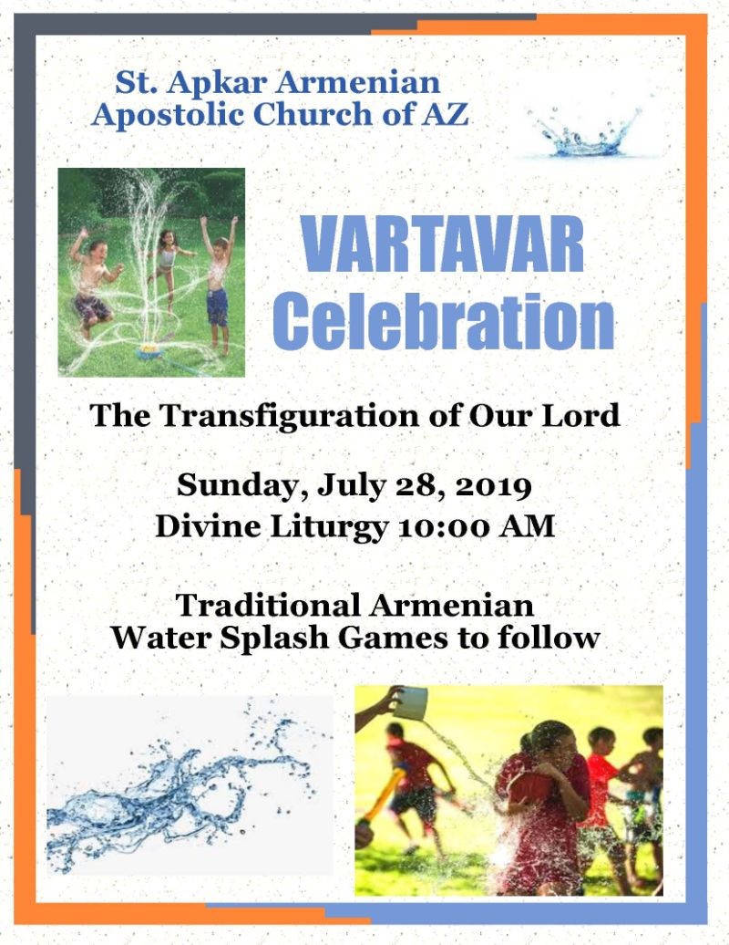 Vartavar at St. Apkar Armenian Church of Arizona