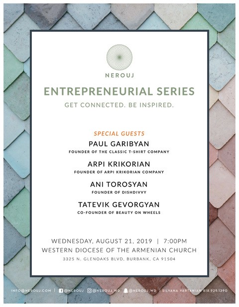 Nerouj Entrepreneurial Series - August 21, 2019