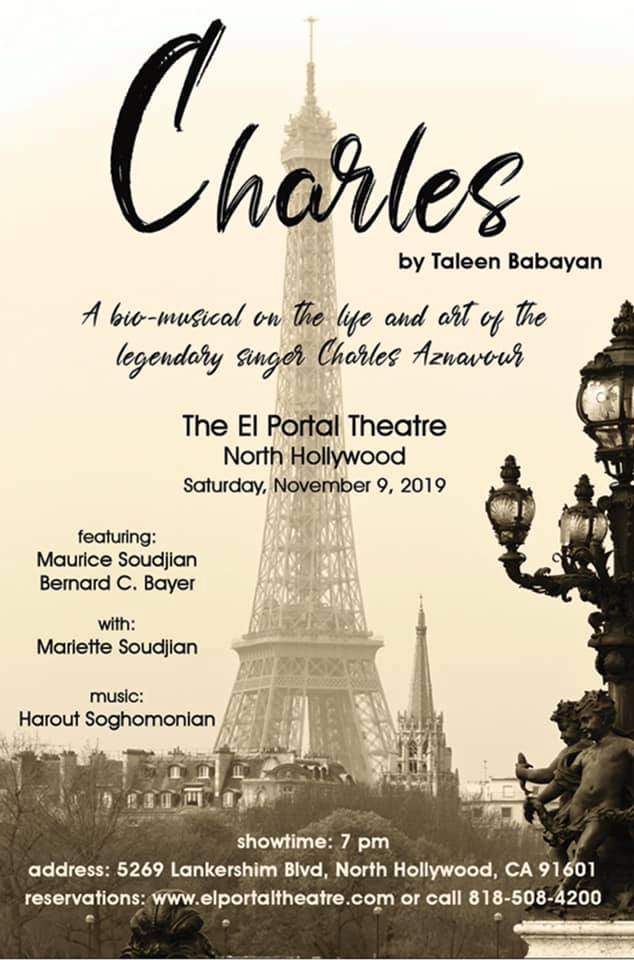 Taleen Babayan Presents: Charles - A bio-musical on the life and art of the legendary singer Charles Aznavour