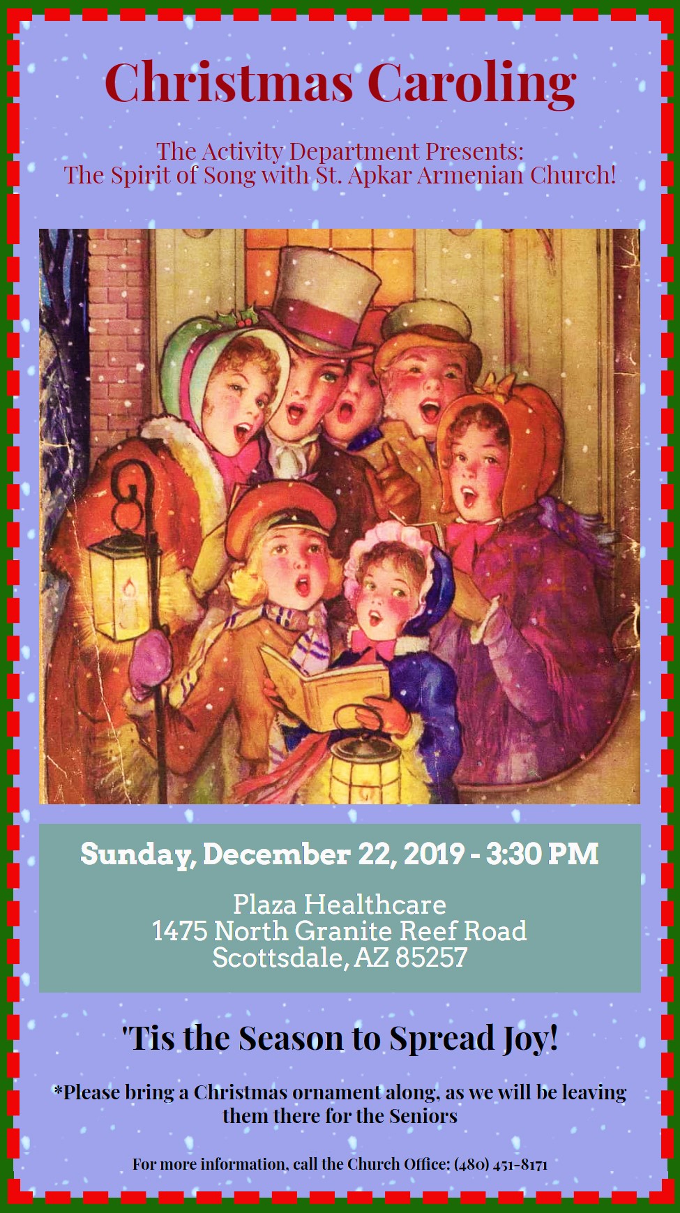 Christmas Caroling - St. Apkar Armenian Church of Scottsdale
