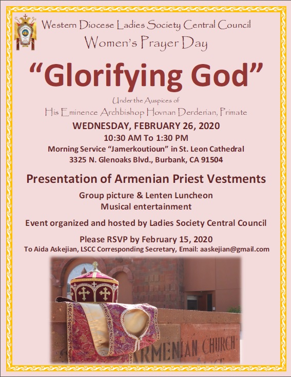 Women's Prayer Day - Glorifying God (Organized by the Ladies Society Central Council) 