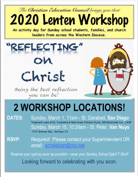 CEC Lenten Workshops