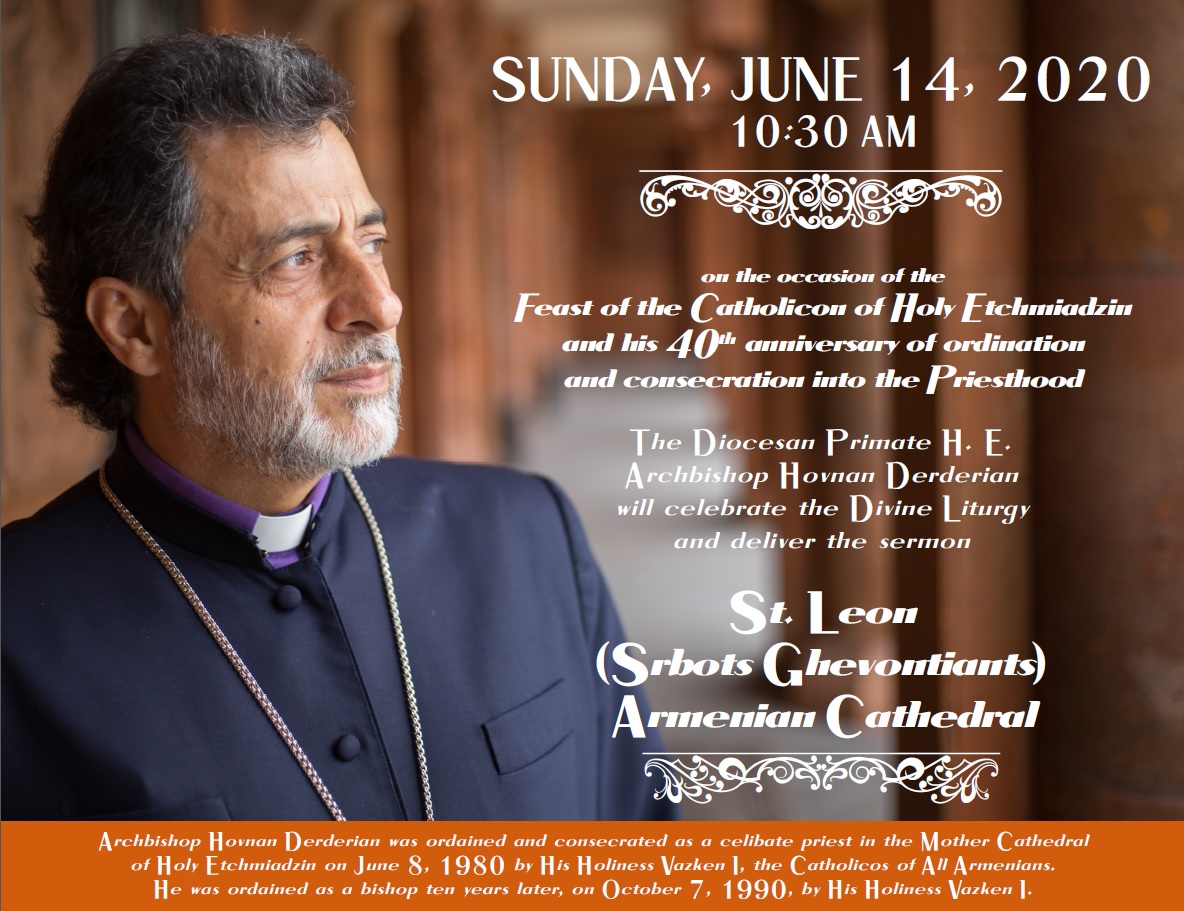 Feast of the Catholicon of Holy Etchmiadzin - Episcopal Celebration of the Divine Liturgy  