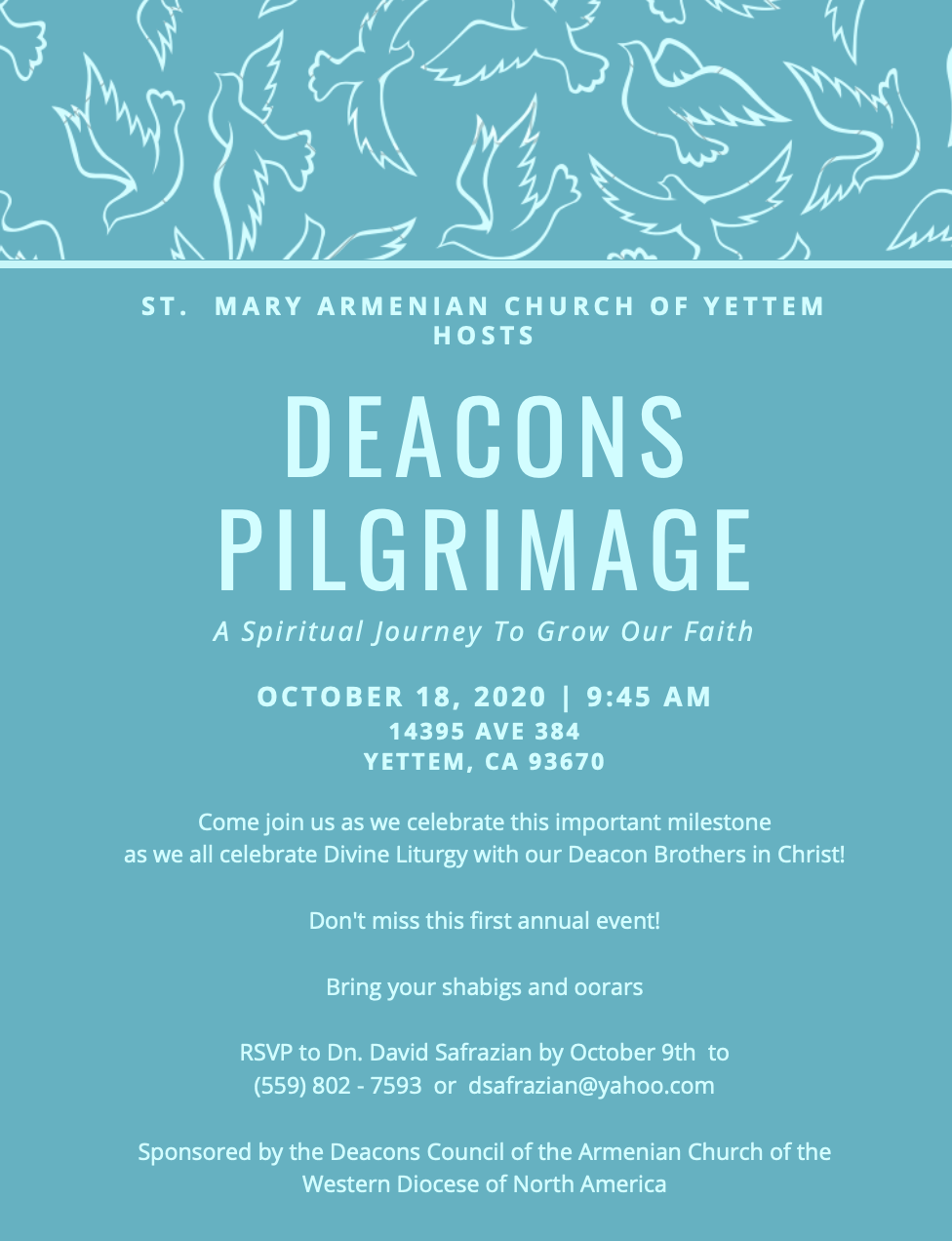 Pilgrimage to St. Mary Armenian Church of Yettem