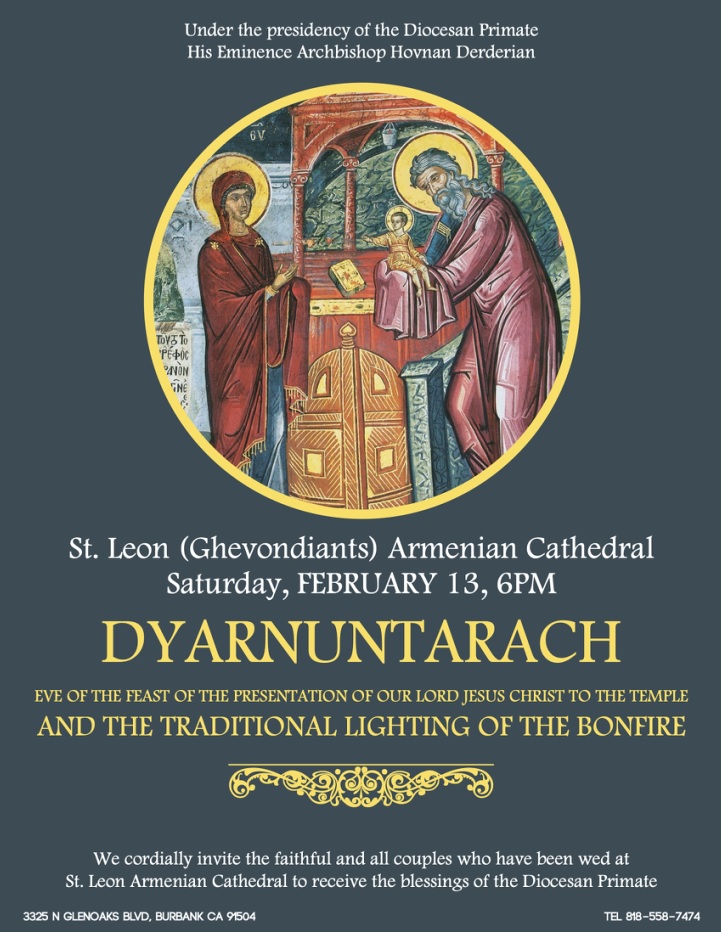 Dyarnuntarach - Տեառնընդառաջի նախատոնակ