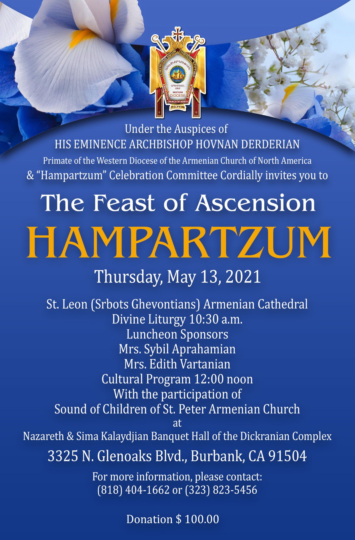 Hampartzum Celebration - May 13, 2021