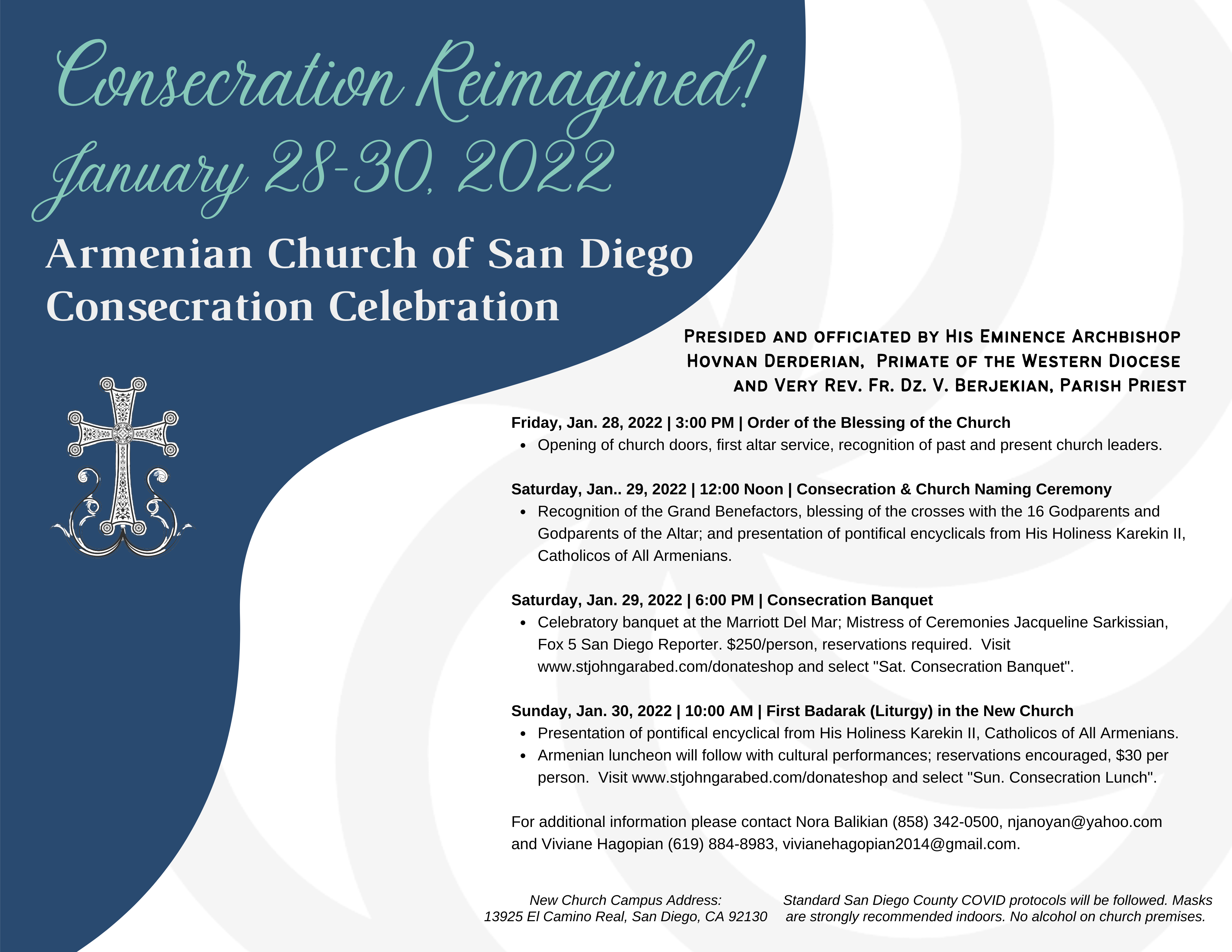 Consecration Weekend of the Armenian Apostolic Church of San Diego 