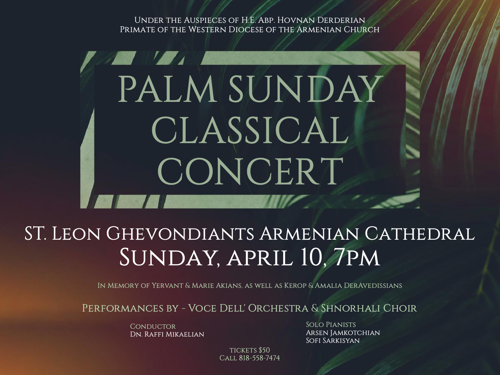 Palm Sunday Classical Concert 