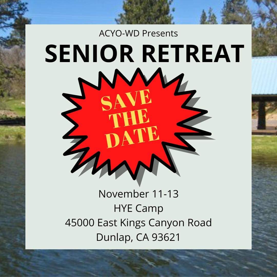 ACYO Senior Retreat - November 11-13