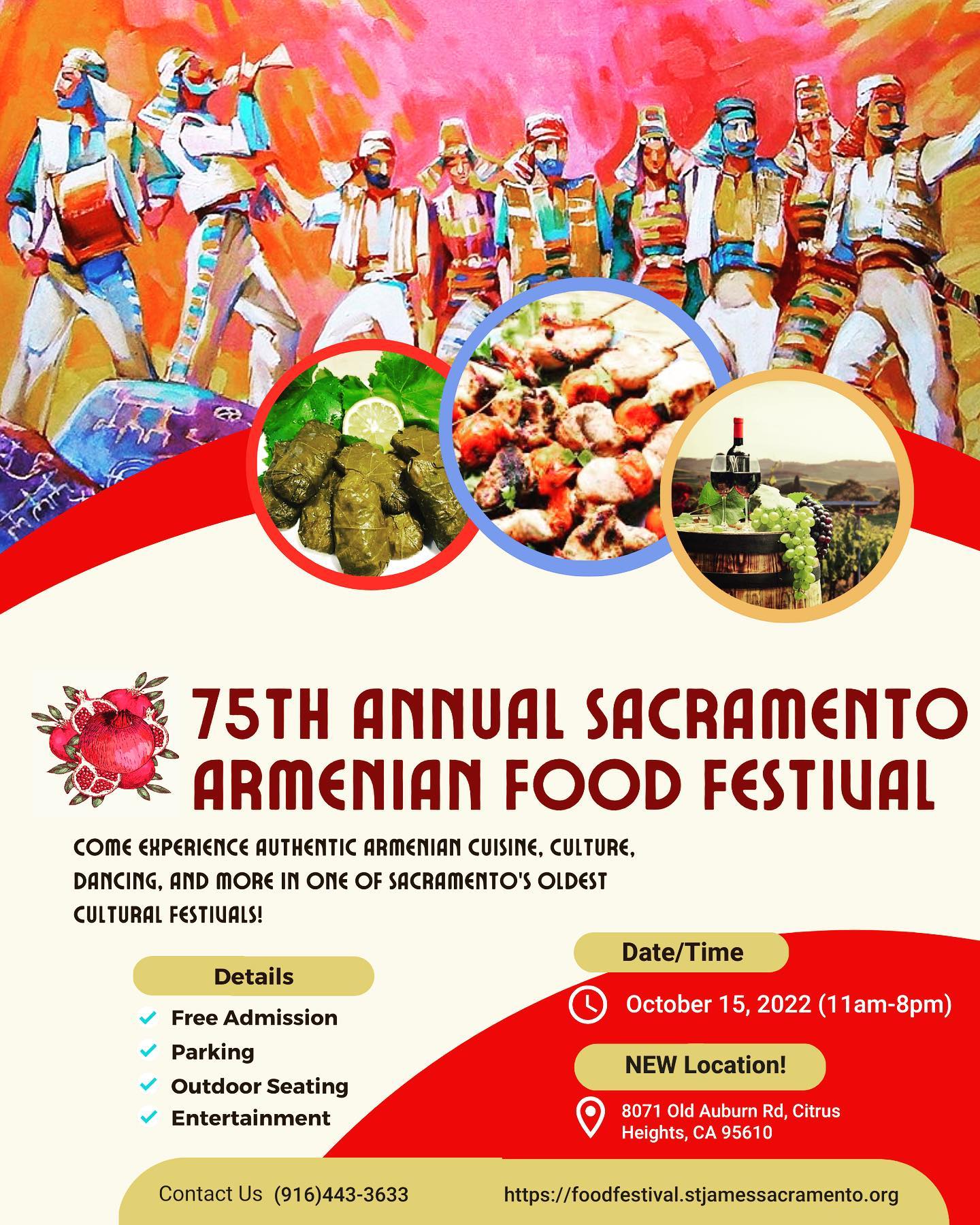 75th Annual Sacramento Armenian Food Festival