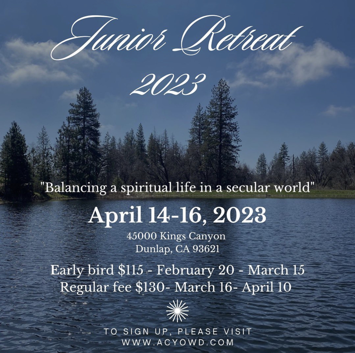 Junior ACYO Retreat