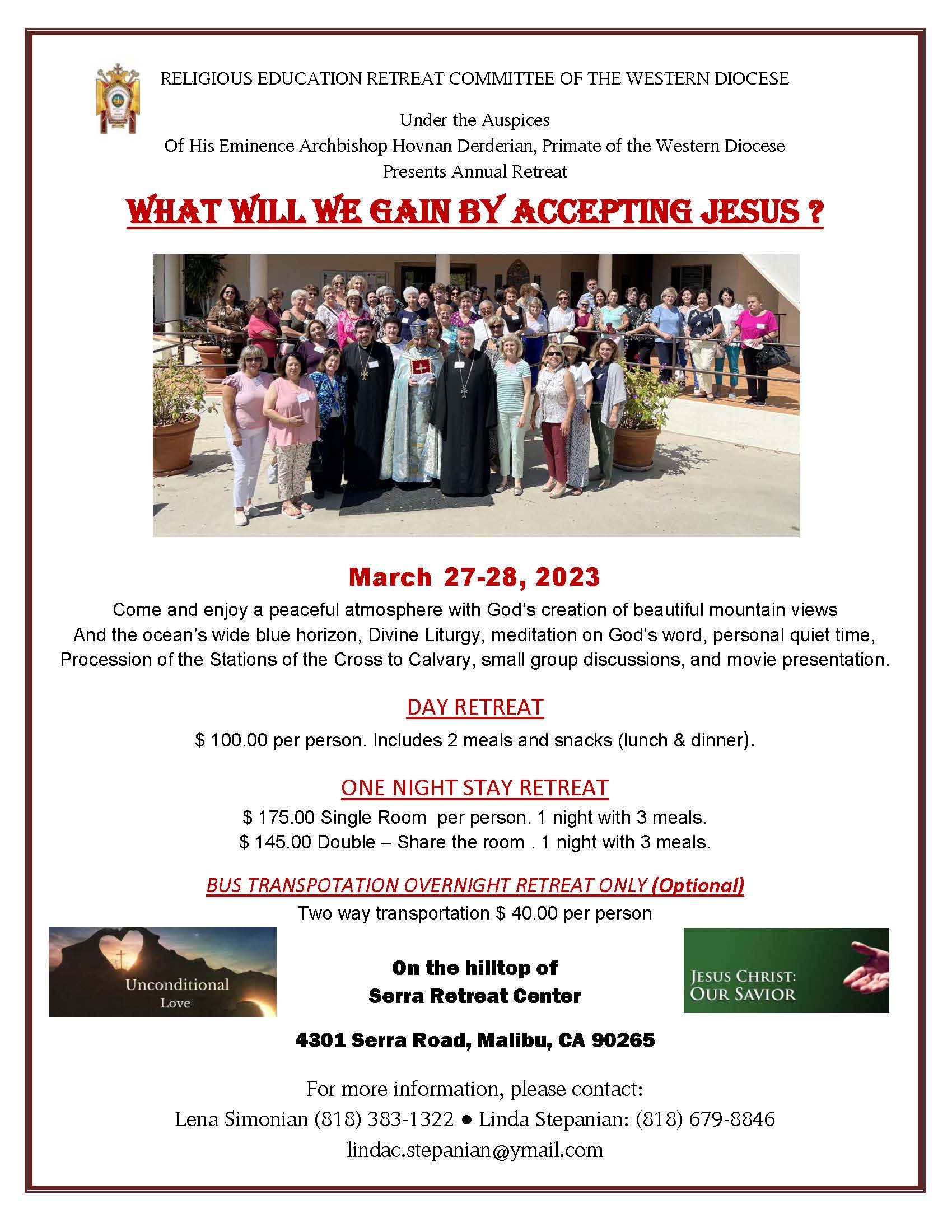 Religious Education Retreat Committee's Annual Retreat