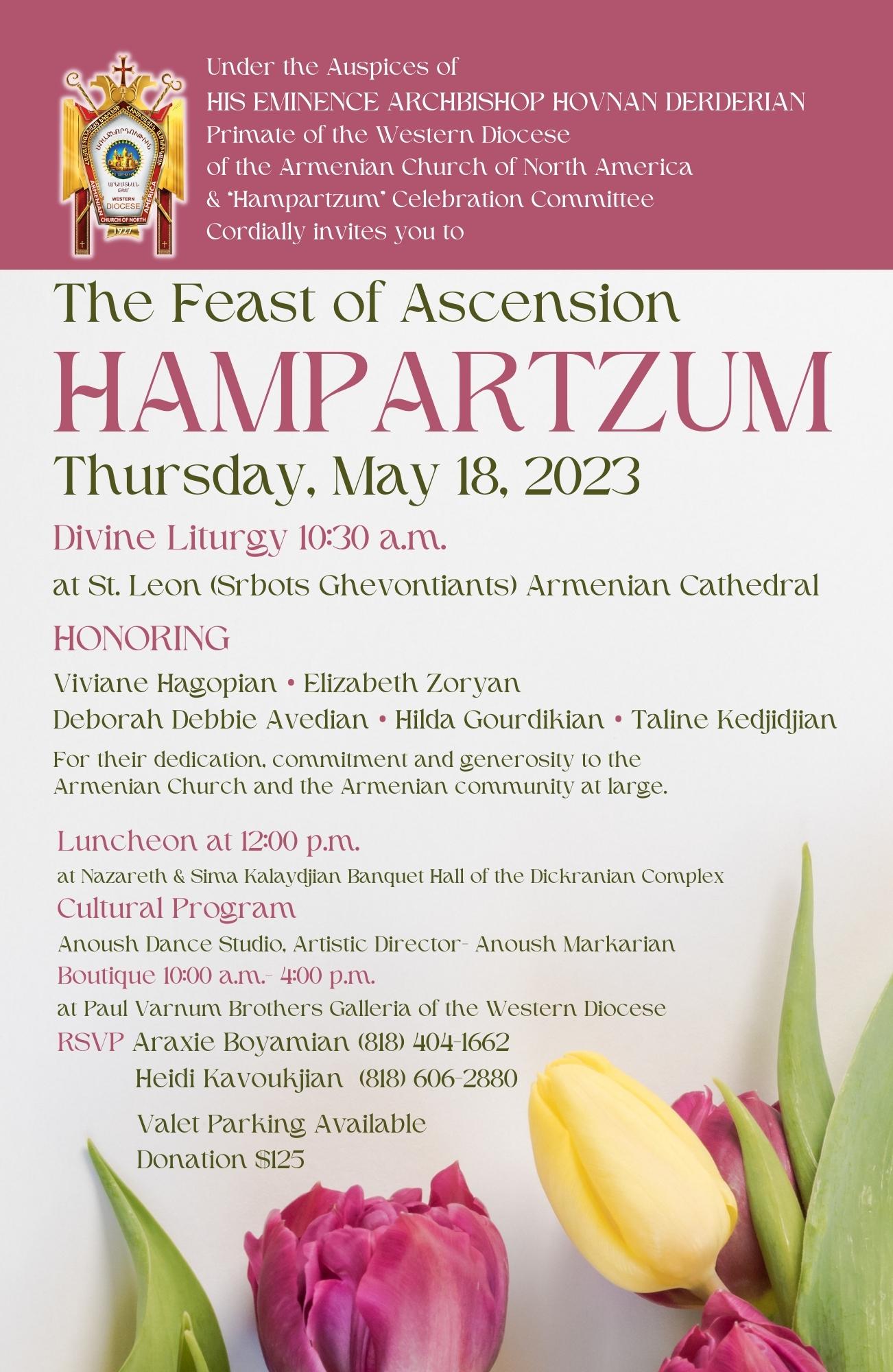 Feast of the Ascension - Hampartzum Celebration