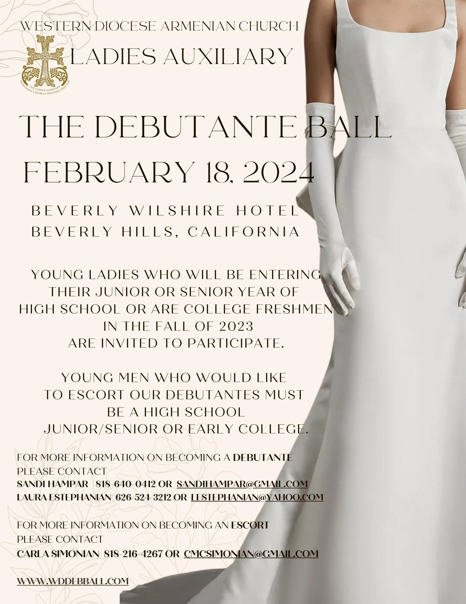 2024 Debutante Ball Presented by Ladies Auxiliary