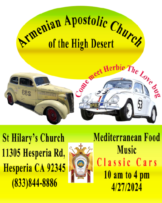 Classic Cars Showcase - Armenian Apostolic Church of the High Desert
