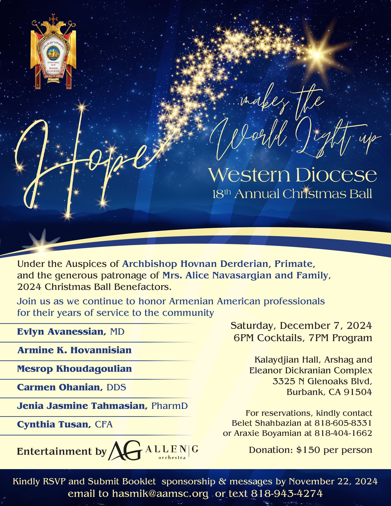 Western Diocese 18th Annual Christmas Ball