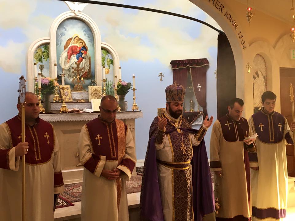 Very Rev. Fr. Maghakia Amiryan Visits the Western Diocese