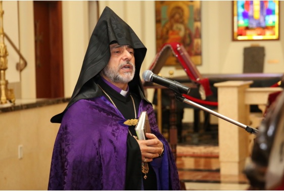 Primate Delivers Sermon at St. Leon Armenian Cathedral