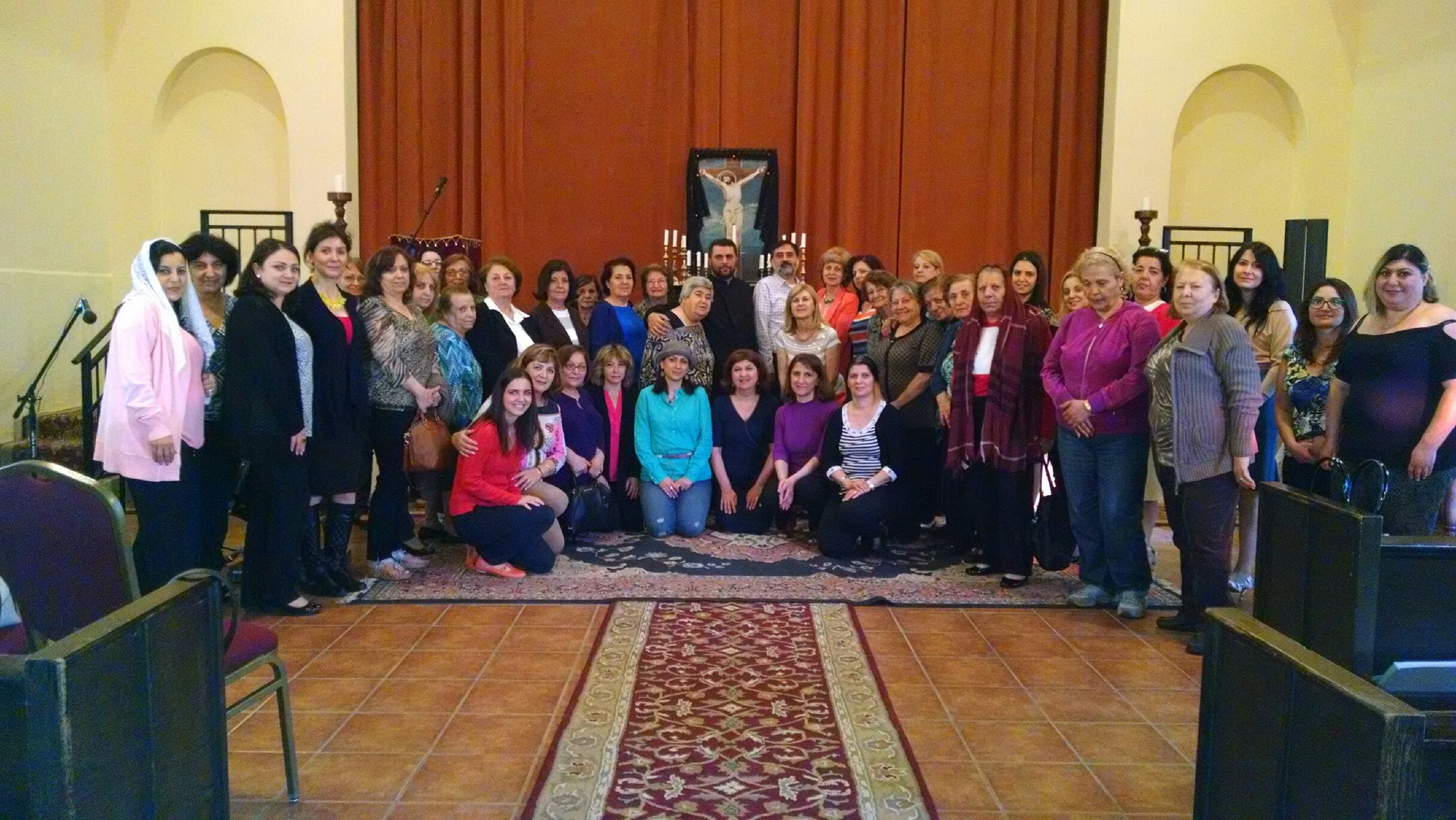 Armenian Apostolic Church of Crescenta Valley Ladies Society Holds Women's Retreat