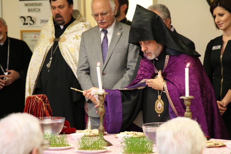 Diocesan Clergy Bring Easter Greetings to Ararat Home Residents 
