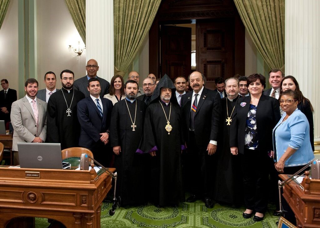 Primate Delivers Opening Prayer at the State Capitol