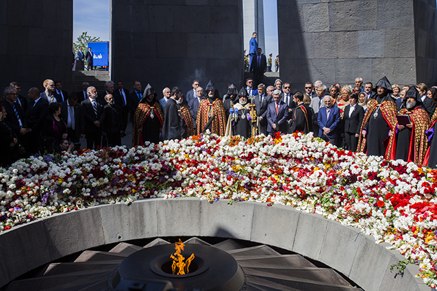Commemoration Services of the Holy Martyrs of the Armenian Genocide in the Tsitsernakabered Memorial Complex and Mother See of Holy Etchmiadzin