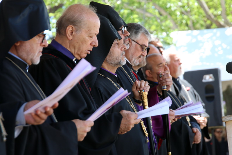 101st Anniversary of the Armenian Genocide Commemorated at Armenian Genocide Martyrs Monument in Montebello