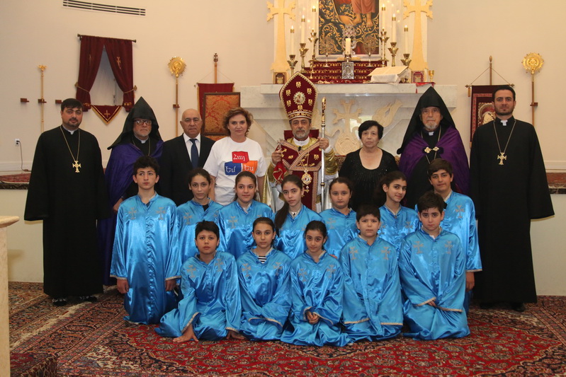 Primate Celebrates Divine Liturgy at St. Leon Armenian Cathedral on the Feast of the Holy Martyrs of the Armenian Genocide