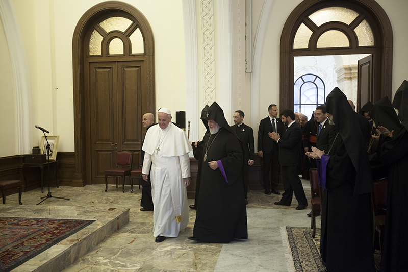 Meeting of the Pope and the Catholicos of All Armenians in the Mother See of Holy Etchmiadzin