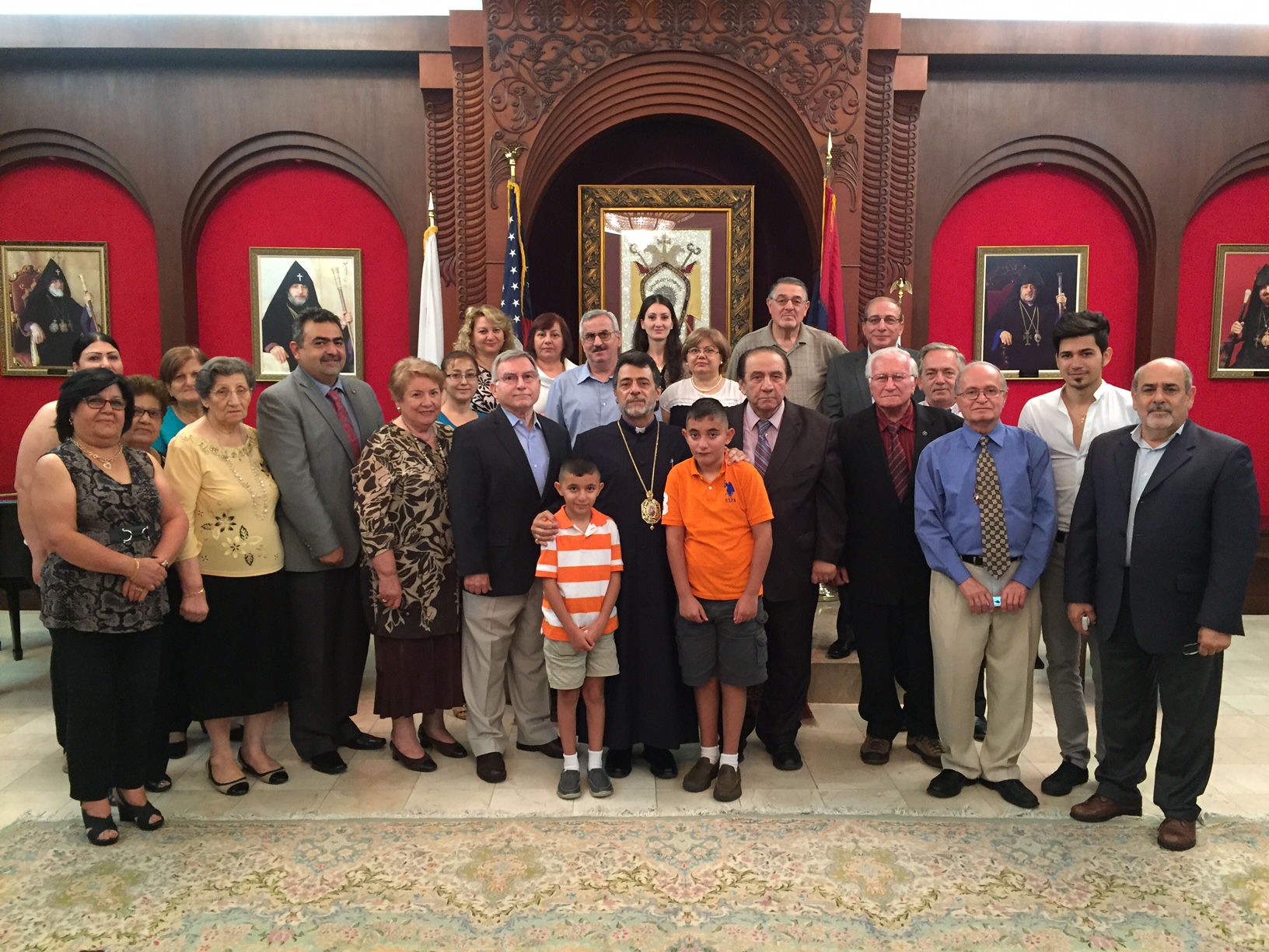 Iraqi Armenian Association Visits the Western Diocese