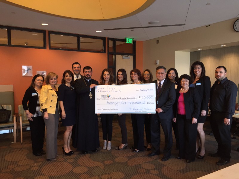 The Western Diocese of the Armenian Church and Children’s Hospital Los Angeles…A Prosperous Partnership